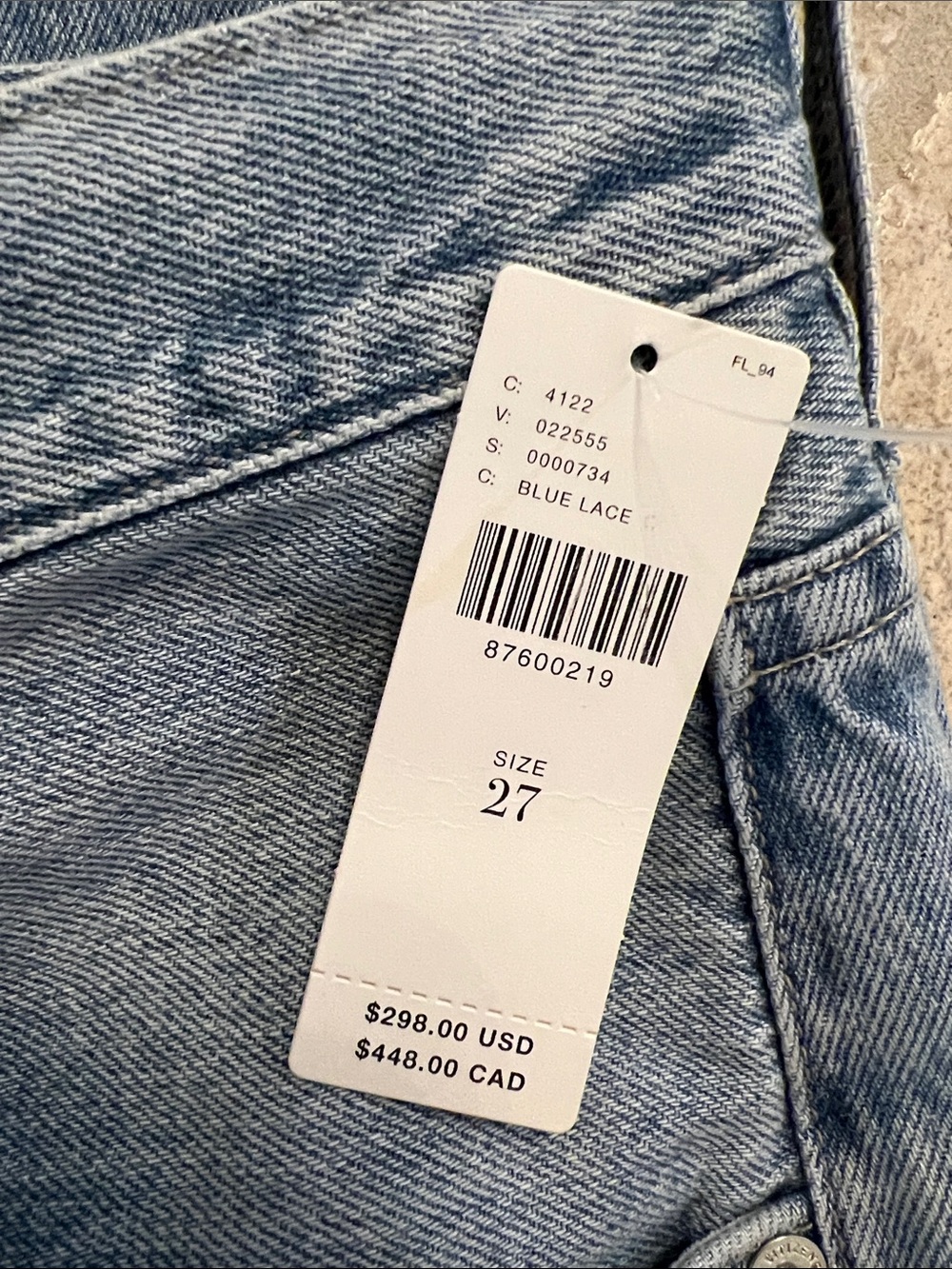 Citizens Of Humanity Light Blue Wide Leg Jeans - Picture 7 of 9